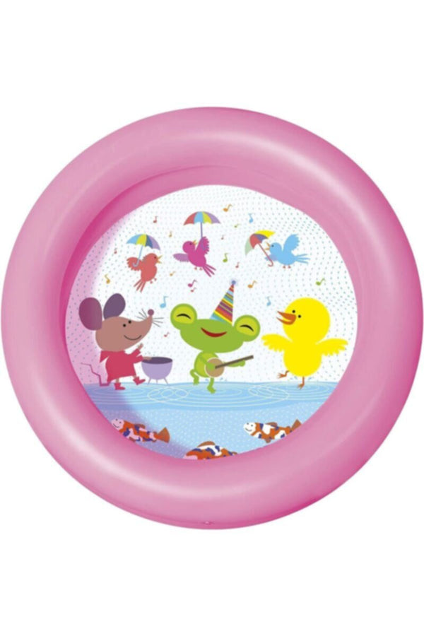 BESTWAY | Round 2-Ring Kiddie Pool 24" x H6"/61cm x H15cm | BES115TOY01145