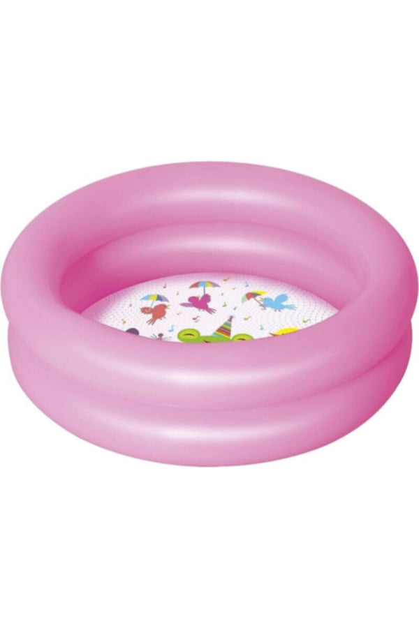 BESTWAY | Round 2-Ring Kiddie Pool 24" x H6"/61cm x H15cm | BES115TOY01145