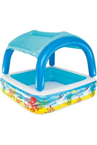 BESTWAY | Canopy Play Pool. 52192.55 x 55 x 45/1.40m x 1.40m x 1..14m | BES115TOY00977