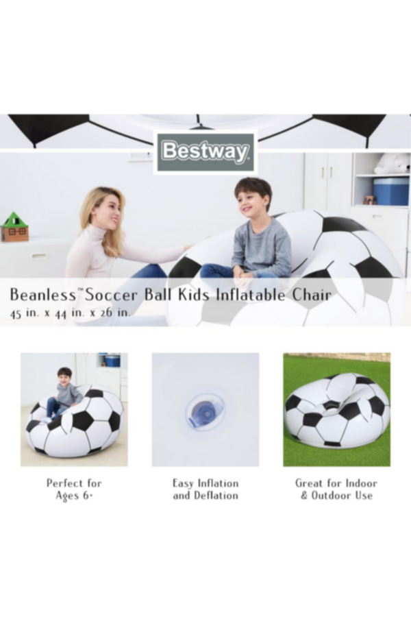 BESTWAY | Beanless Soccer Ball For Toys And Chair | BES115TOY01017