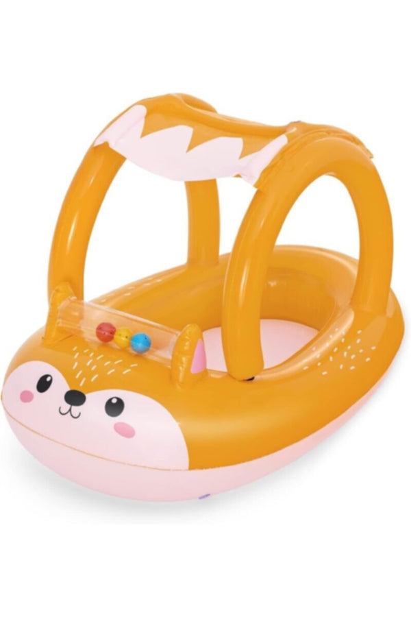 BESTWAY | Friendly Fox Shaded Baby Boat 37" x 26"/94cm x 66cm | BES115TOY01619
