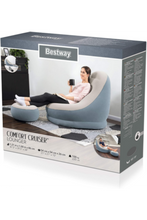BESTWAY | Comfort Cruiser Inflatable Chair with Ottoman | BES115TOY00892
