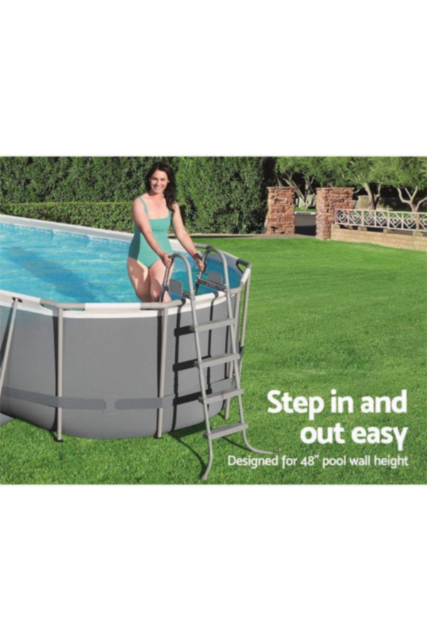BESTWAY | Floor Clear Pool Ladder 122 cm | BES115TOY01220