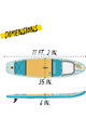 BESTWAY | Hydro Force Inflatable Stand Up Paddle Board with Pump | BES115TOY01500
