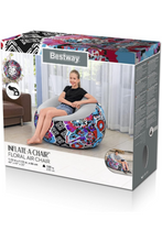 BESTWAY | Inflate A Chair Floral Air Chair | BES115TOY01616