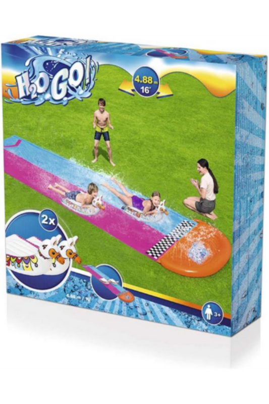 BESTWAY | Llama Rama Double Race Slide | BES115TOY01481