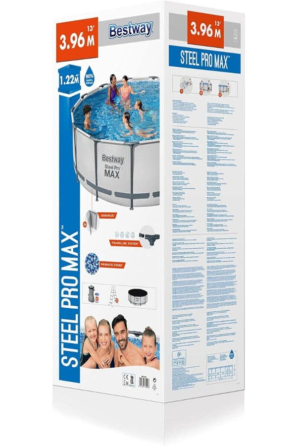 BESTWAY | Pool Set Steel Pro Max Round | BES115TOY01425