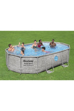 BESTWAY | Power Steel Swim Vista Series Oval Pool Set | BES115TOY01428