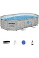 BESTWAY | Power Steel Swim Vista Series Oval Pool Set | BES115TOY01428
