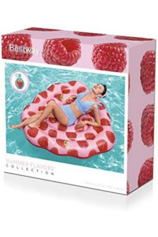 BESTWAY | Scentsational Raspberry Pool Float | BES115TOY01476