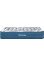 BESTWAY | Tritech Fashion Flock Air Mattress Queen Built-in AC Pump | BES115TOY01586