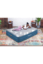 BESTWAY | Tritech Fashion Flock Air Mattress Queen Built-in AC Pump | BES115TOY01586