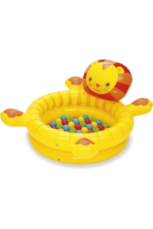 BESTWAY | Up, In & Over Lion Ball Pit 44" x 39" x 24"/1.11m x 98cm x 61.5cm | BES115TOY01301