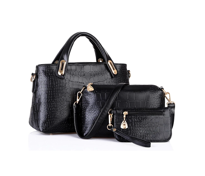 Sets of 3 Pieces Bag For Women - Black | JPN2467