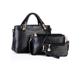 Sets of 3 Pieces Bag For Women - Black | JPN2467