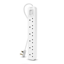 BELKIN | 6 Socket Power Extension With 3M Cable Uk Plug White | SRA005p6af3M
