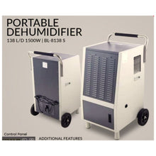 MIM | Portable Dehumidifier 138 L/D 1500W | BL-8138 S