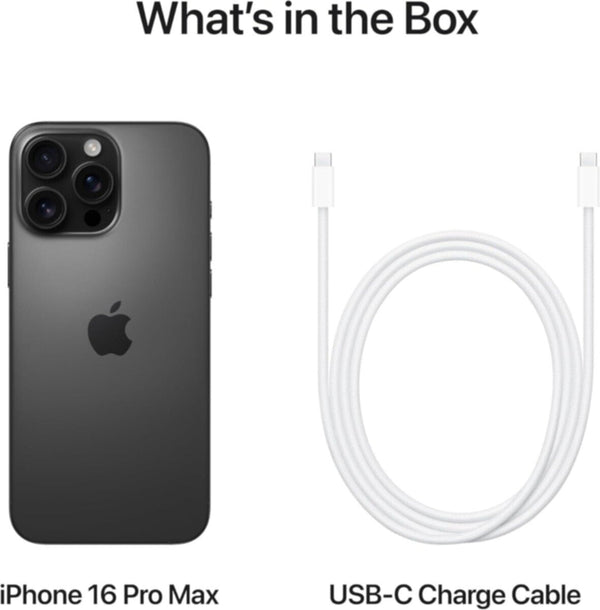 APPLE | iPhone 16 Pro Max - 256GB - 8GB RAM - 5G - Black Titanium