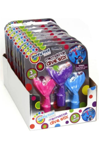 BOLEY | 3 Pk Mermaid Tail Dive Stix  | 56192B