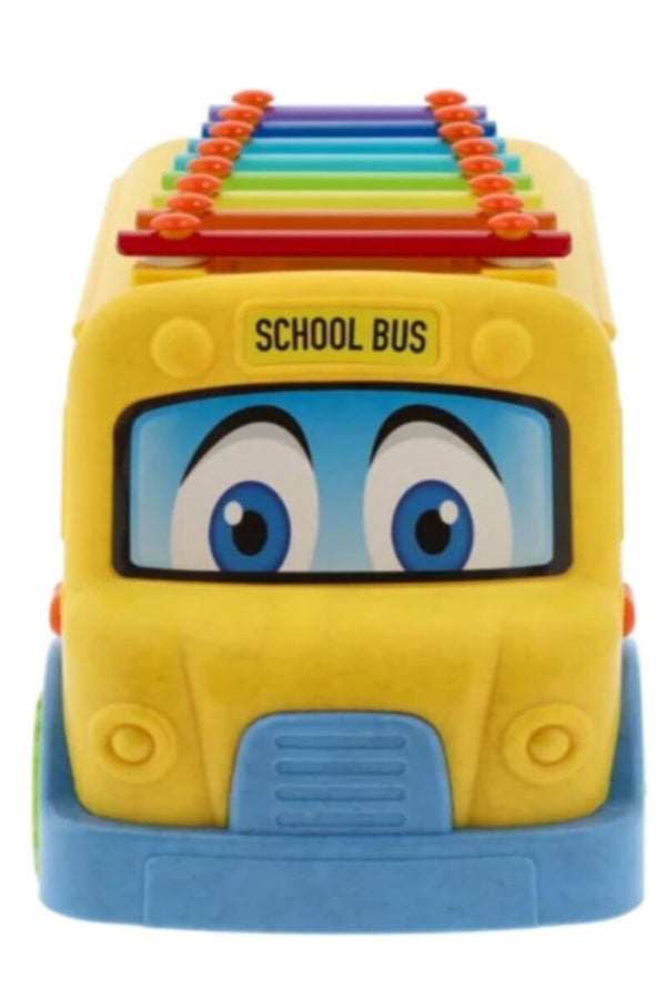 BOLEY | Roo Crew Eco Wood 2.0 - School Bus Xylophone And Shaper Sorter | 58017