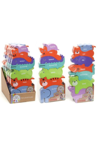 BOLEY | Roo Crew Eco Wood  Stack Up Animals Assorted  | 58012