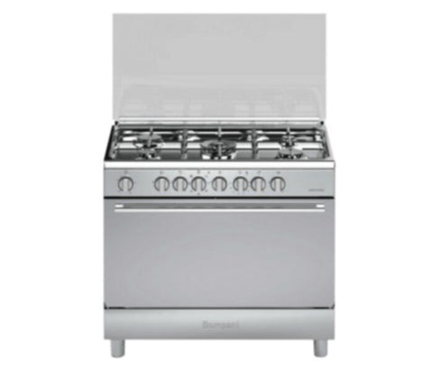 BOMPANI | 5 Gas Burner Cooker With Electric Oven & Grill 90x60cm | BO683ME/L