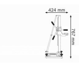 BOSCH | Professional Drill Stand for GDB 180 WE | GCR 180 TIL