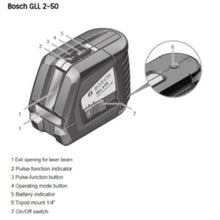 BOSCH | Professional Line Raser | GLL 2-50+BMI1+ LASER LEVEL