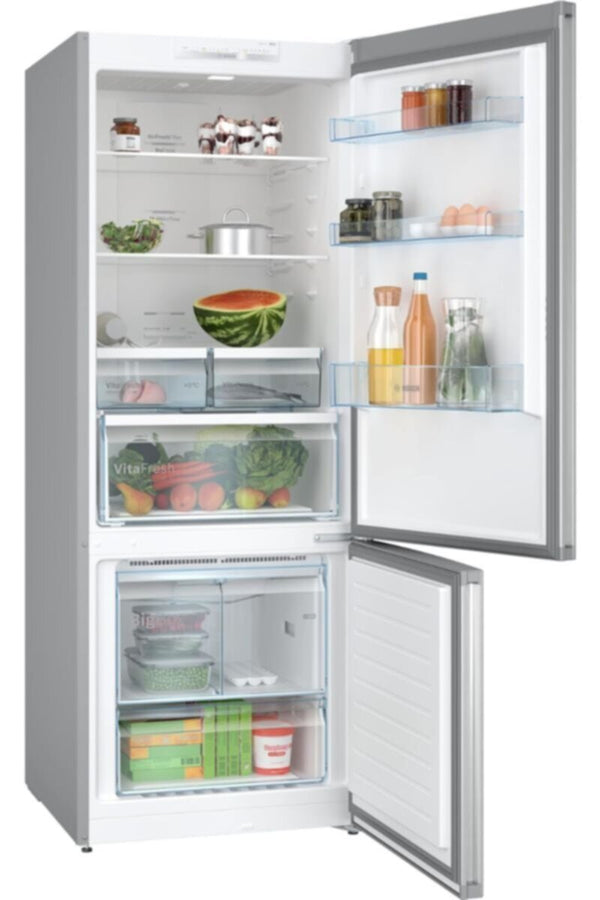 BOSCH | Stainless Steel Bottom Freezer 480 Ltr Silver | KGN55VL21M