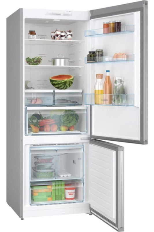 BOSCH | Stainless Steel Bottom Freezer 480 Ltr Silver | KGN55VL21M