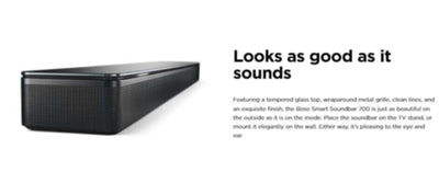 BOSE | Sound Bar 700 Black 4800g | 795347-4100