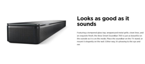 BOSE | Sound Bar 700 Black 4800g | 795347-4100