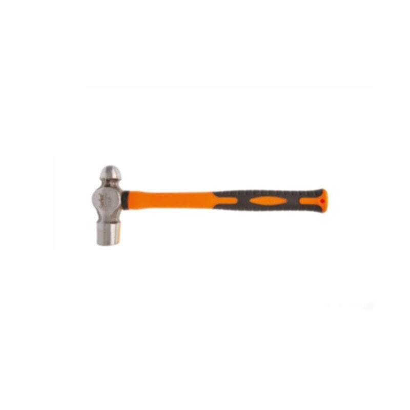 CLARKE | Ball Pein Hammer 1/2 LB Orange/ Black Color Comfortable Fibre Handle | BPH1/2FC