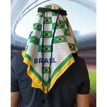 Brazil | Football fan head gear Arabic Style - Ghutra and Egal setÂ |Â OneÂ size