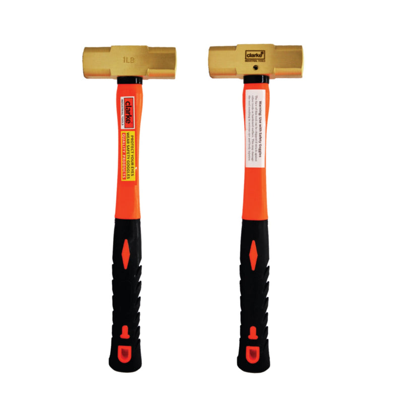 CLARKE | Brass Sledge Hammer 16lb With Pin | BHP16FC