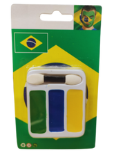 Quick Face Painting Kit with Brush (3 Packets) | Brazil |Â Minagination