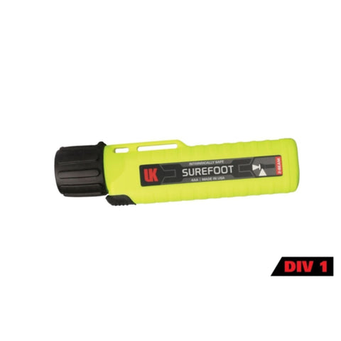 BREAKER | UK 4AA Surefoot ELED - Instrinsically Safe Dual Beam Flashlight | BRK-UK652