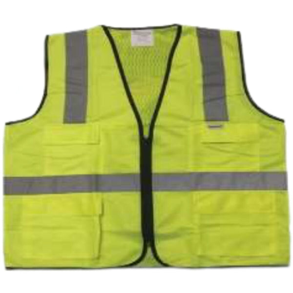 BREAKER | Fabric Net Safety Vest with 4 Pockets | BRK205