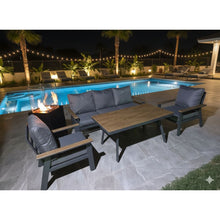 5 Seater Sofa Set with Table Grey | BTT-0013-2025