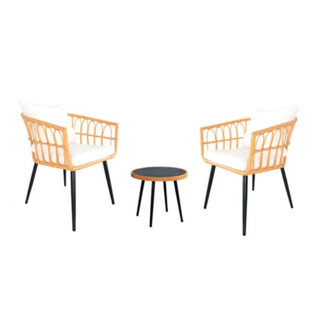 2 Rattan Chairs with Coffee Table | BTT-0017-2025