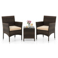 2 Rattan Chairs with Coffee Table | BTT-0018-2025