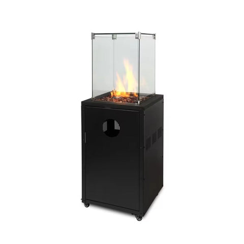 Glass Flame Patio Heater with Glass Stones | BTT-003-2025