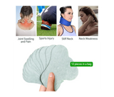 12 Pieces Chinese Natural Herbal Cervical Patch Medical Plaster Pain Relief Sticker | JPL7431