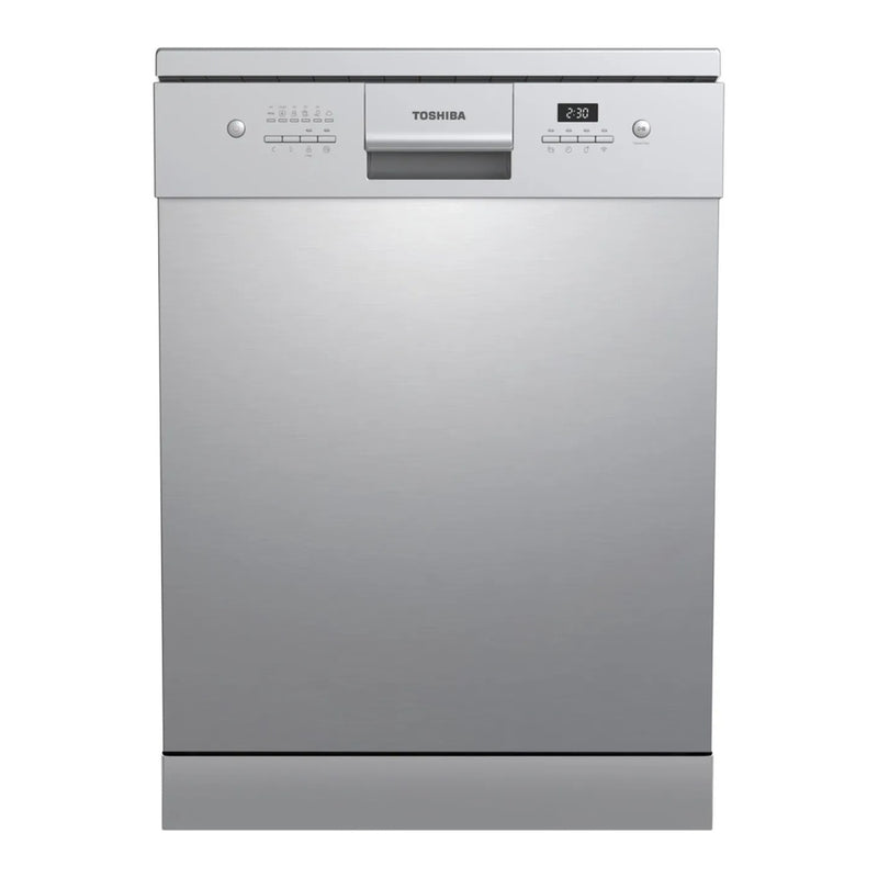 TOSHIBA | Free Standing Dishwasher 60 cm 14 Place Setting Stainless Steel | DW14F7MESSG
