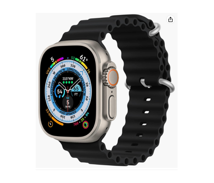 New 2022 Series 8 Smart Watch - Black | JPM6785