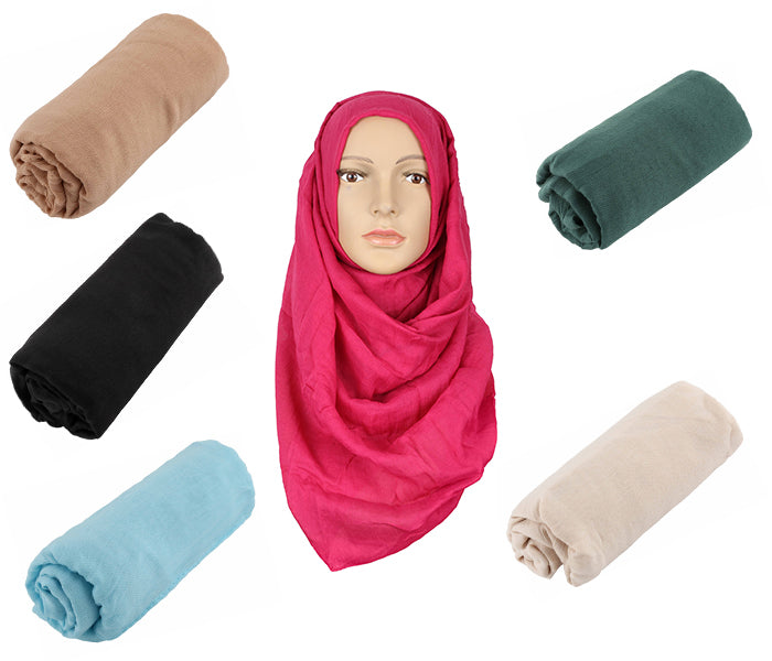 FLLi Rayon Viscose Women's Scarf Set of 6 Pcs - Multi-Colour | JPC4865