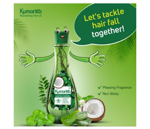 KUMARIKA HAIR OIL 200 ML - HAIR FALL CONTROL | JPN8451