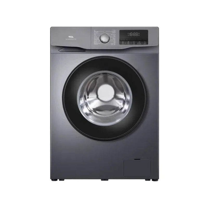 TCL | Front Load Washing Machine 7 kg 1000 RPM Metal Grey | P607FLS
