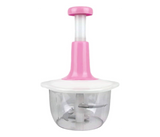 Generic Vegetable food chopper,Handy Manual Chopper,Non-Electric Food Processor & blender with Stainless Steel Blades 2L | JPO6483