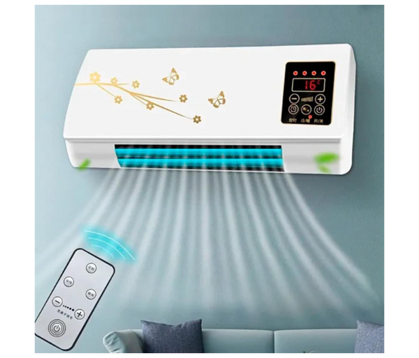 Portable 2 In 1 Wall Mounted Silent  Smart  Air Conditioner Heating & Cooling with Remote Control for Home Bedroom Living Room | JPO1940